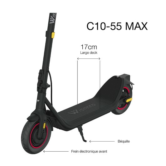 Trottinette électrique Logicom Wispeed C10-55 MAX