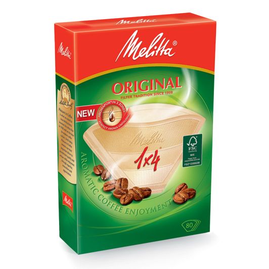 Filter MELITTA 1x4 Bruin x80