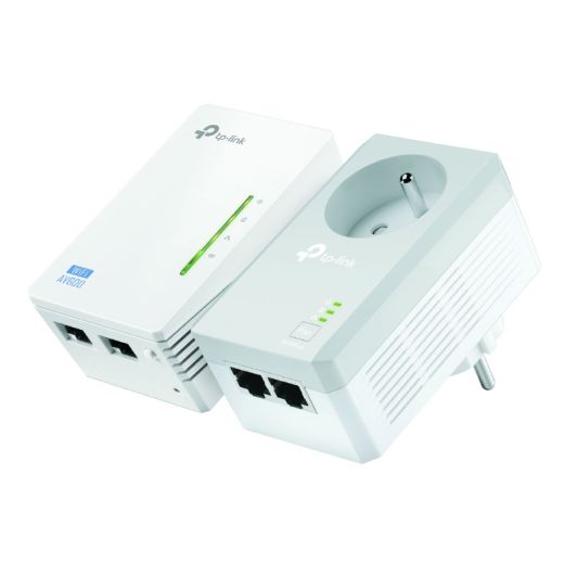 CPL Wifi DUO TP-Link AV600 Mbps avec prise intégrée+ WIFI N300 - TL-WPA4225 KIT