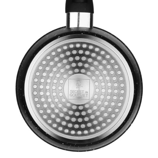 Bakpan 20cm smeedijzer steeneffect 