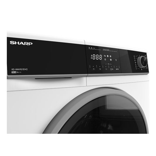 SHARP KD-HHH9S7EW2 Droogkast cond. + warmtepomp 9Kg