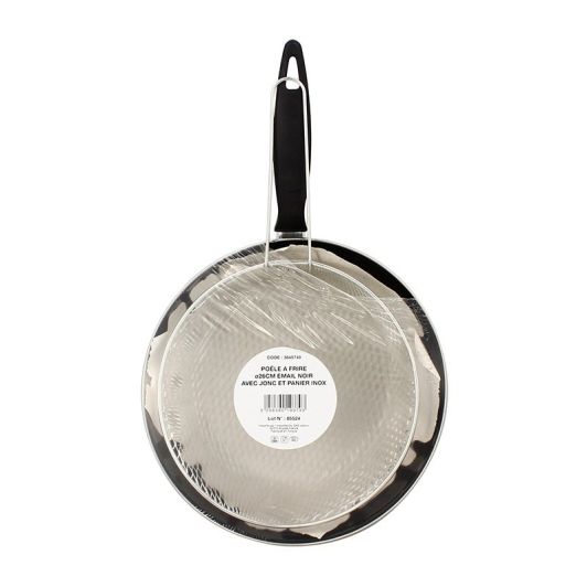 Bakpan 26cm zwart Alle branders inclusief inductie