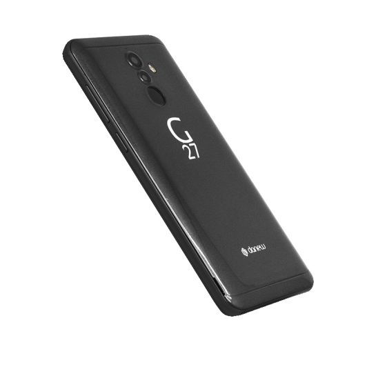 SMARTPHONE DANEW G27 32GB ZWART + COVER & TEMPERED GLASS