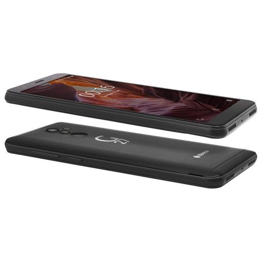 SMARTPHONE DANEW G27 32GB ZWART + COVER & TEMPERED GLASS