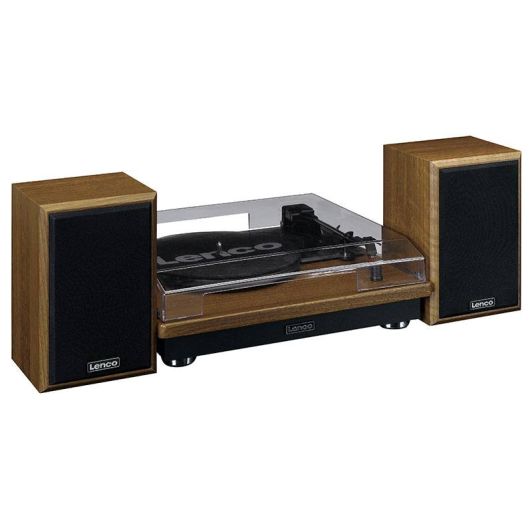 Platenspeler LENCO LS-100WD met luidsprekers