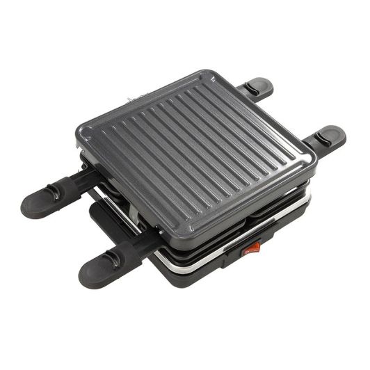 Raclette multifunctioneel COSYLIFE 4 personen + steen CL-R4P2