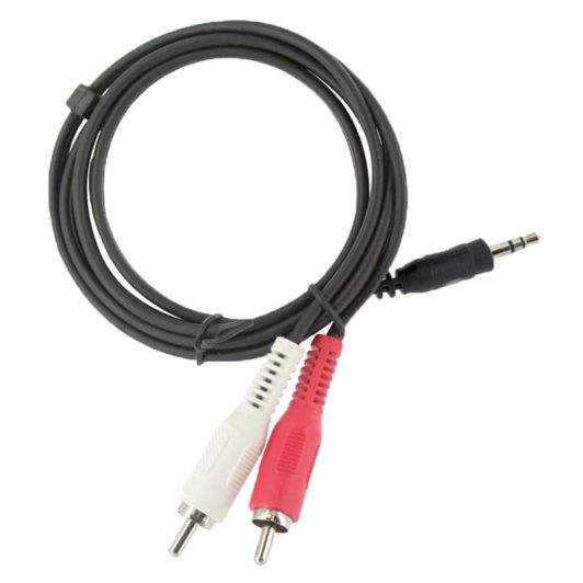 KABEL EDENWOOD JACK 3,5 / 2 RCA Zwart 3