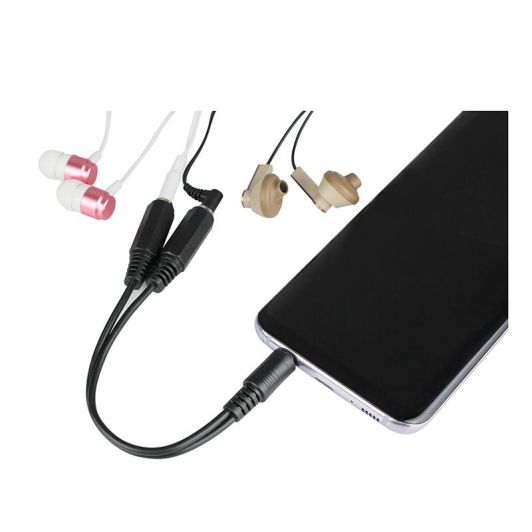 KABEL EDENWOOD 1 JACK EN 2 JACK 3,5 mm