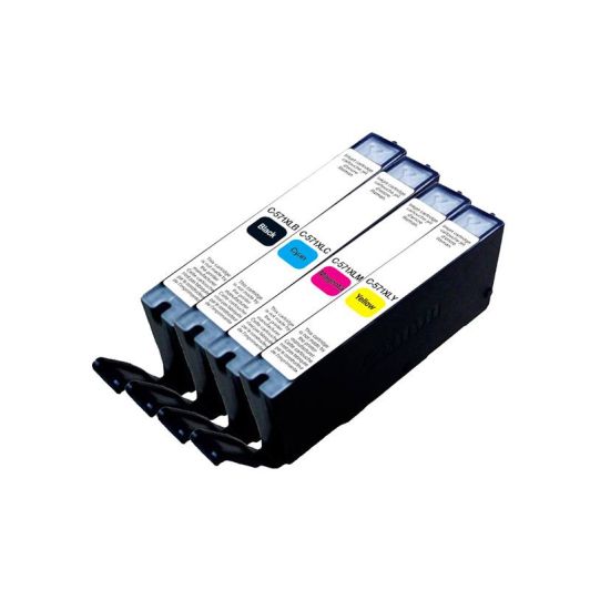 Inktpatroon compatibel met Canon C571 pack XL zwart en kleuren
