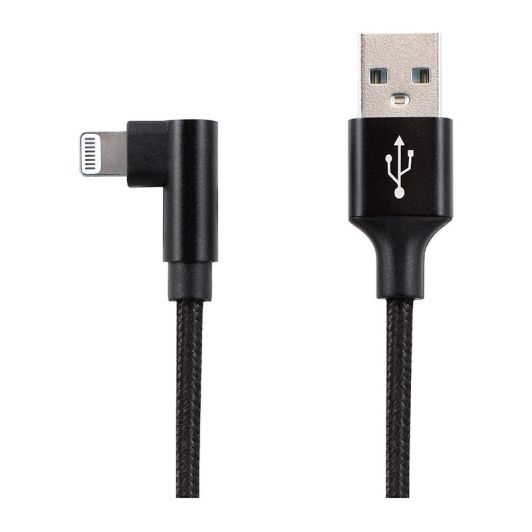 Kabel EDENWOOD 1M Lightning gevlochten