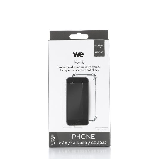 Scherm bescherming & Hoesje iPhone 7/8/SE