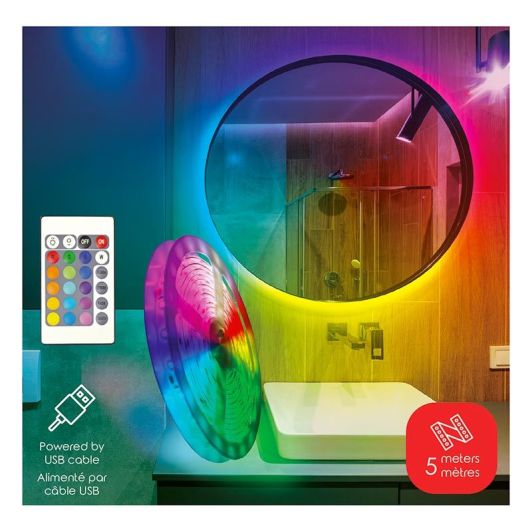 STRIP LED SLINGER  ON.EARZ 5M INCL. AFSTANDSBEDIENING