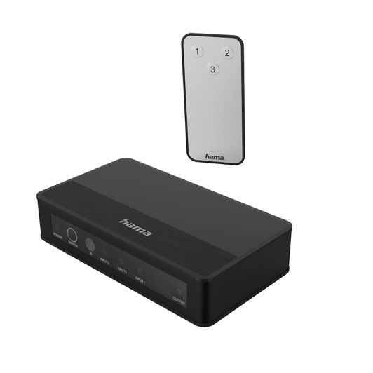 Splitter HAMA HDMI 4K 3 ingangen / 1 uitgang