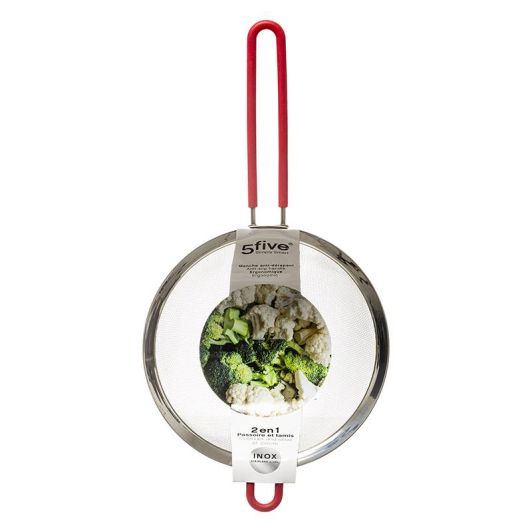Vergiet tamis 20cm inox en silicone