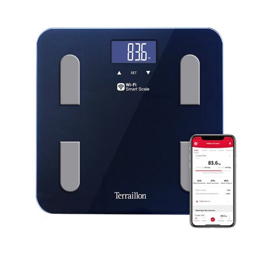 Pèse-personne électronique TERRAILLON FIT COACH wifi