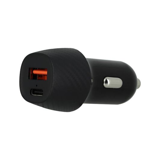51W EDENWOOD usb A en usb C sigarettenaansteker oplader ZWART