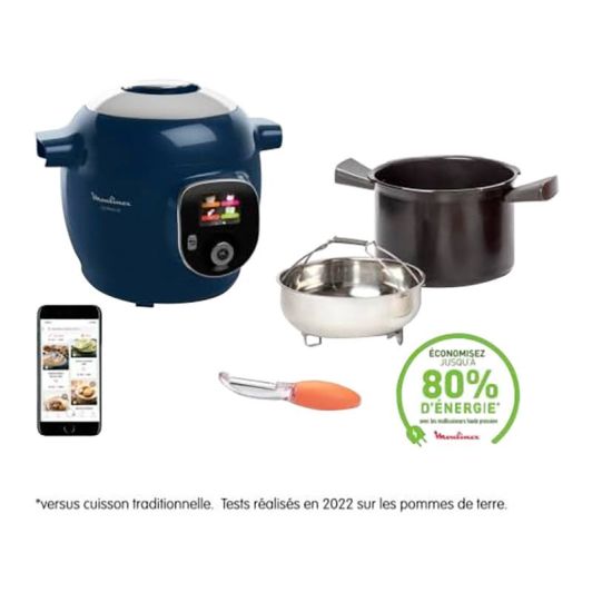 Koker MOULINEX COOKEO 150 recepten met schiller CE85F410BE