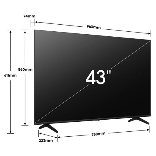 HISENSE 43E7NQ - TV 43