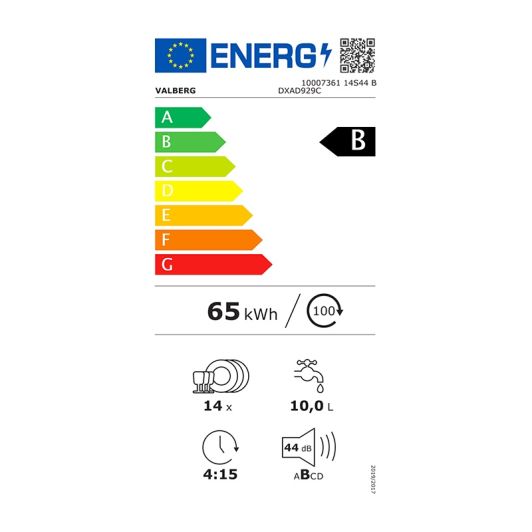 Valberg Vaatwasser 14S44 B DXAD929C