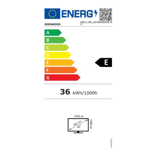 EDENWOOD ED40A06FHD-RE - TV 40