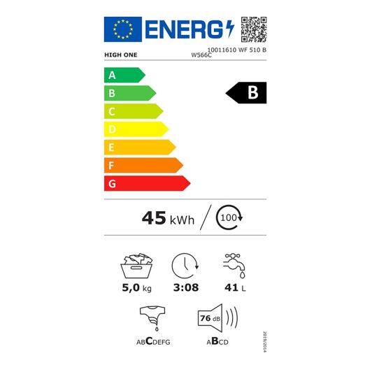 High One WF 510 B W566C Wasmachine – 5 kg