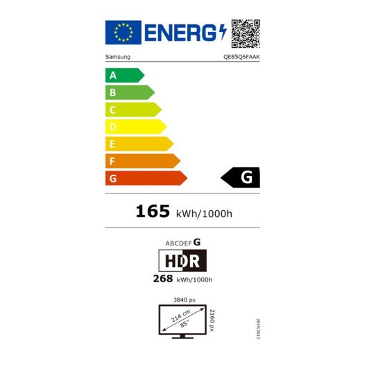 SAMSUNG QE85Q6F - TV 4K 85