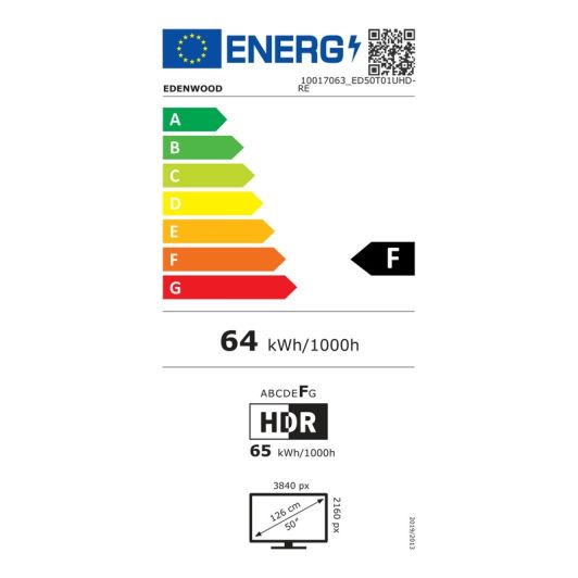 EDENWOOD ED50T01UHD-RE - TV 50