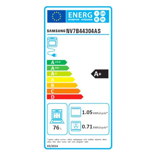 Heteluchtoven SAMSUNG NV7B44304AS