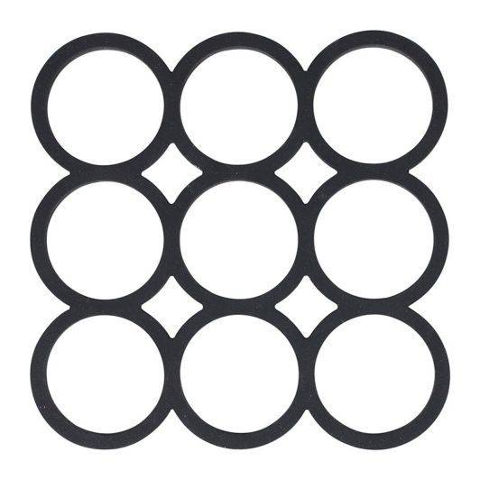Siliconen onderzetter geometrische vormen
