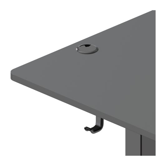 Gamingbureau EDENWOOD BB120 motorisch zwart