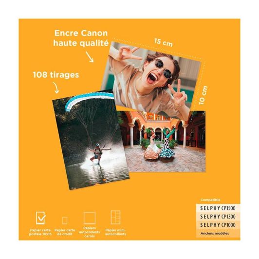 Cartridge CANON RP-108N Selphy 108 papieren