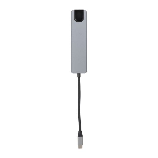 EDENWOOD USB-C HUB 6-in-1 - HDMI, RJ45, USB 3.0 & PD Opladen