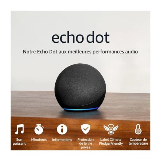 Speaker AMAZON Echo Dot 5e generatie antraciet