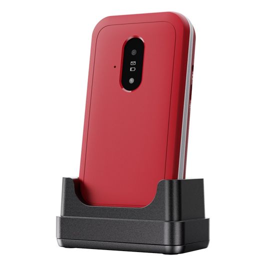 Mobile DORO Leva 22s 4G Rouge Sénior