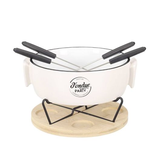 Kaarslicht Fondue Set voor 4 Personen