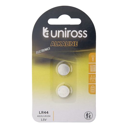 Set van 2 batterijen UNIROSS LR 44