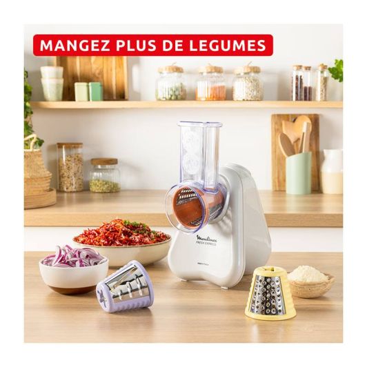Coupe-Légumes MOULINEX Fresh Express DK853BE0 - 3-en-1