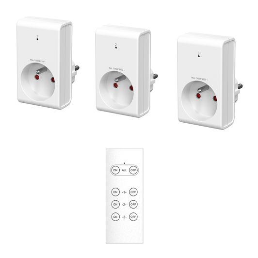 Draadloze stopcontacten GAO set van 3