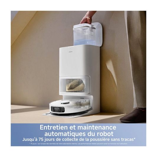 Mova E40 Ultra AE Robotstofzuiger – Automatisch leegstation – 2-in-1