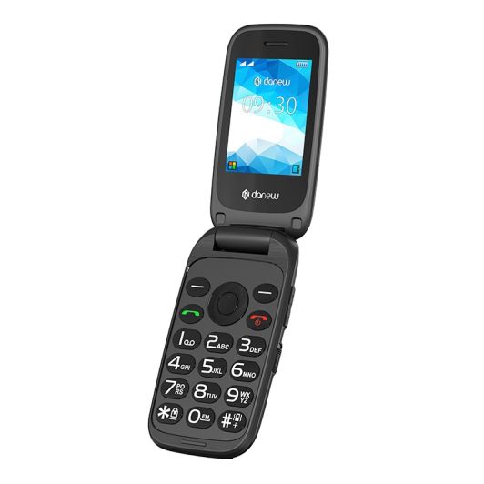 Danew K43 4G Klaptelefoon zwart