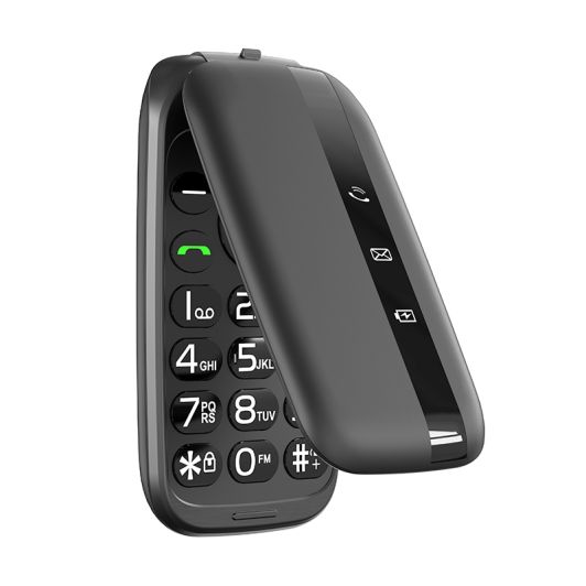 Danew K43 4G Klaptelefoon zwart