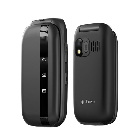 Danew K43 4G Klaptelefoon zwart