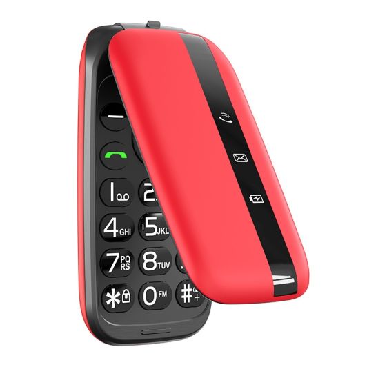 Danew K43 4G Klaptelefoon Rood