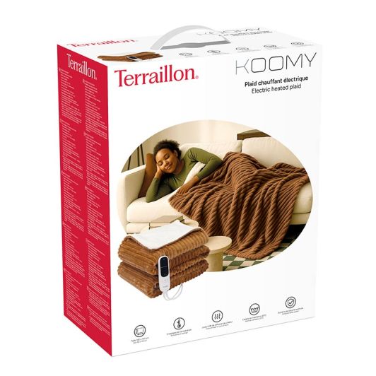 Plaid chauffant TERRAILLON KOOMY CARAMEL