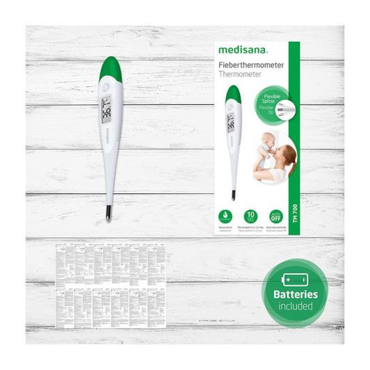 MEDISANA TM-700 Flexibele Medische Thermometer - Snelmeting - Koortsalarm