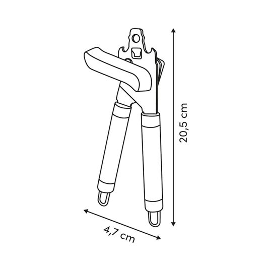 Ouvre boîte inox