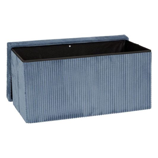 Pouf double pliable 76x38x38 cm velours