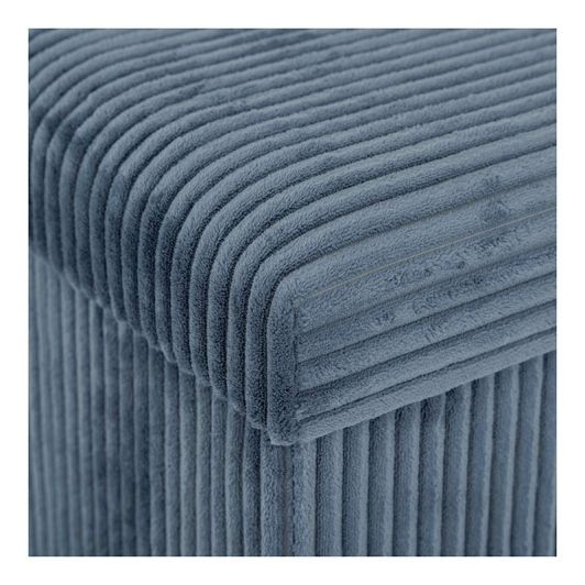Pouf double pliable 76x38x38 cm velours