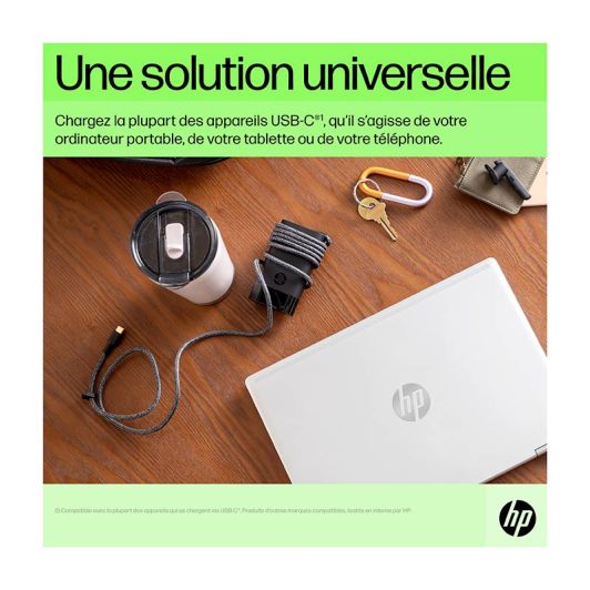 HP USB-C Oplader 65W - Universele Voedingsadapter voor Laptop, Tablet en Smartphone