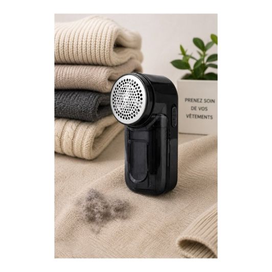 Kledingontpluizer SILVER STYLE zwart
